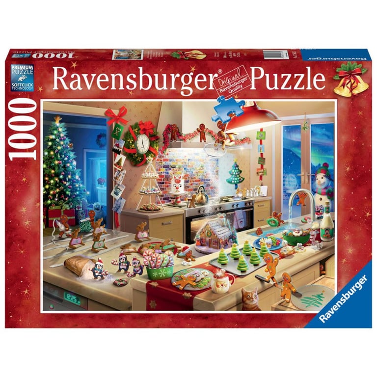 Puzzle 1000 pièces Ravensburger Les bonhommes en pain d épices - Neuf
