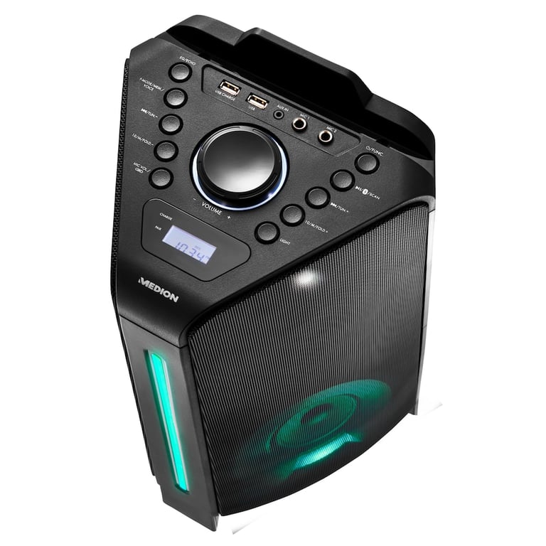 Enceinte MEDION Standard 2x22W RMS Anneau LED & Stroboscopique - vue 4