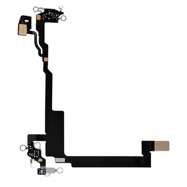 Apple Nappe de señal conector de carga original para reparación de iPhone 16 Pro Negro