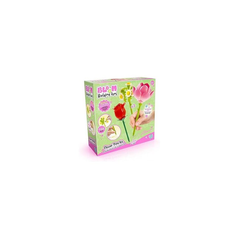 Stylo Fleur à Construire CANAL TOYS BLOOM Pack de 3 encre pailletée et parfumée Lotus Marguerite Neuf