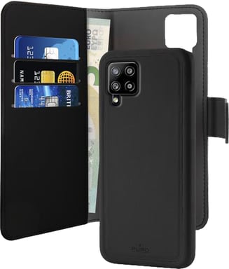 Bigben Connected PUROFOLIOMAGNGA42B coque de protection pour téléphones portables 16,8 cm (6.6'') Étui avec portefeuille Noir Samsung Galaxy A42 5G