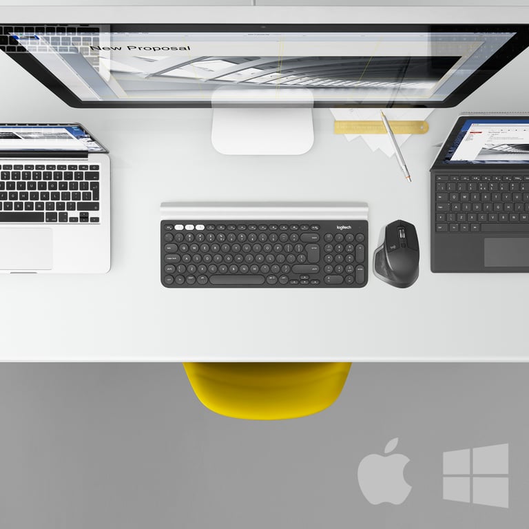 Logitech MX Master 2S sans Fil Dispositifs Bluetooth ou 2 4GHz Récepteur USB Unifying Précision 4000 PPP Suivi sur toute Surface 7 Boutons Recharge Rapide PCMaci Pad OS - vue 5