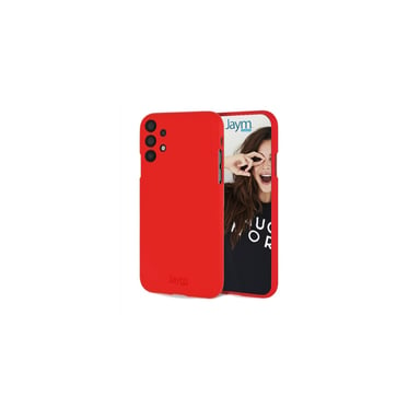JAYM - Funda de silicona roja Soft Feeling para Samsung Galaxy A32 5G - Acabado de silicona - Tacto ultra suave