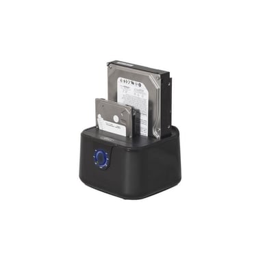 Advance Dual Dock para disco duro USB 3.0 Negro