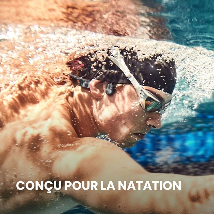 Shokz OPENSWIM Casque Sans fil Minerve Sports Noir - Neuf