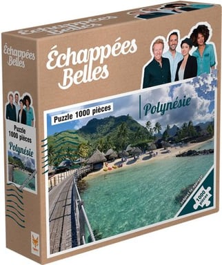 Puzzle 1000 pièces Topi Games Echappées Belles Polynésie Coloris unique