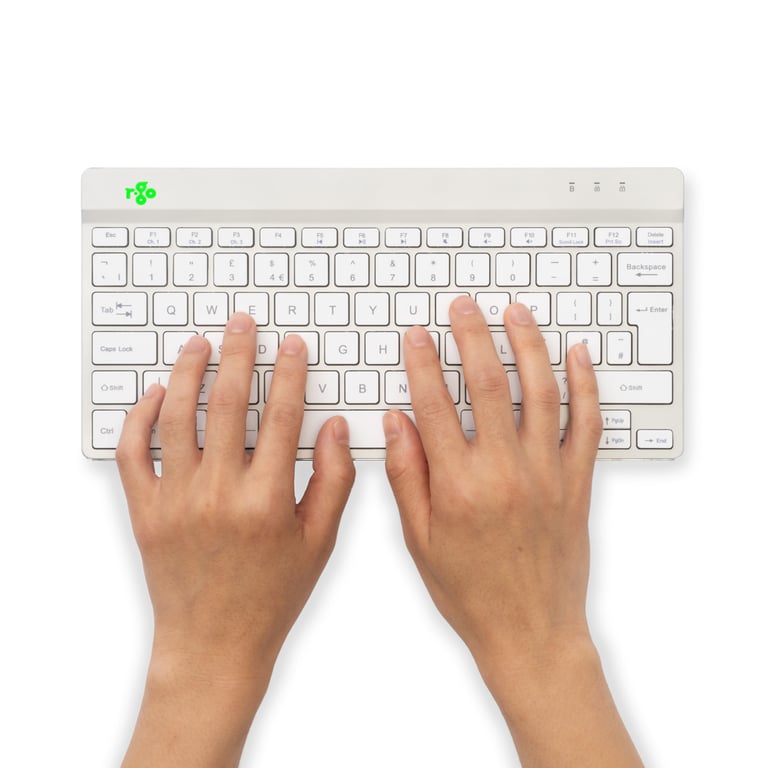 R Go Tools Clavier ergonomique R Go Compact Break clavier compact avec logiciel de pause QWERTY US Bluetooth Neuf - vue 2