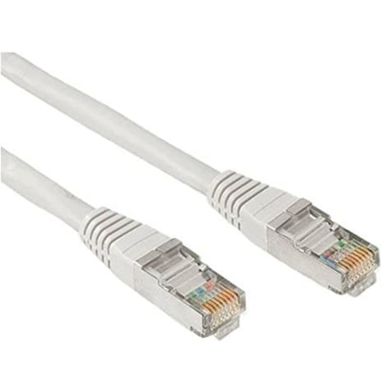 D2diffusion Câble RJ45 mâle/mâle 1.50m droit CAT 6 blindage U/UTP coloris