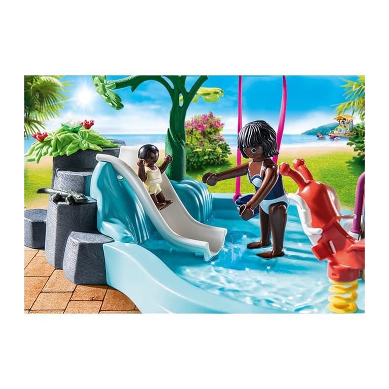 Playmobil 70610 Family Fun : Piscine avec jet d'eau Playmobil - vue 5