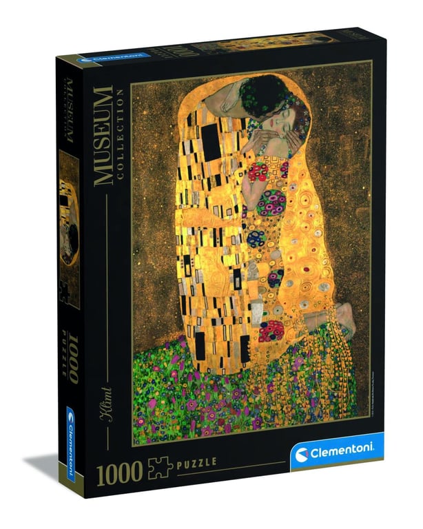 Clementoni Museum Collection Klimt Il Bacio Jeu de puzzle 1000 pièce Art Neuf