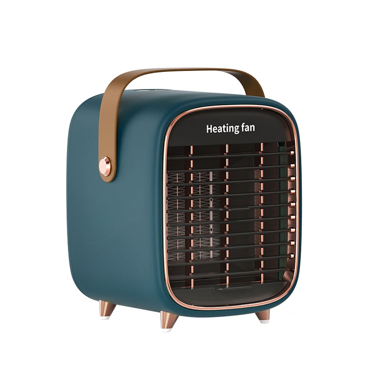 Radiateur soufflant en céramique au design rétro DarkGreen Neuf