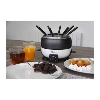 Appareil à fondue électrique Little Balance Happy 8260 800 W 2 L 8 personnes Noir & Blanc