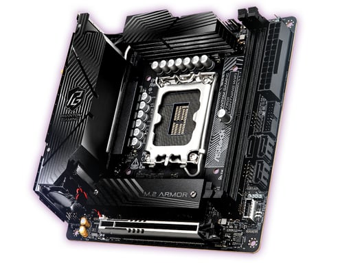 Scheda madre mini ITX ASROCK B760I Phantom Gaming Lightning WiFi DDR5 (Intel LGA 1700)
