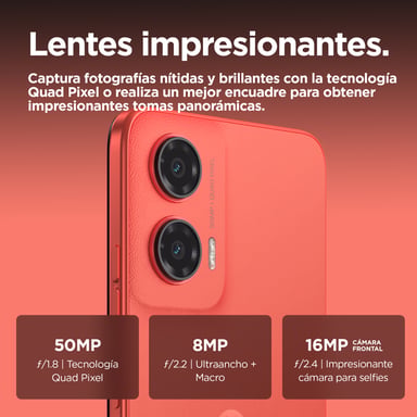 Motorola moto g35 5G 17,1 cm (6.72'') SIM doble Android 14 USB Tipo C 4 GB 128 GB 5000 mAh Rojo