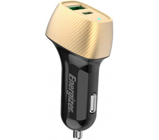 ENERGIZER CAR CHARGER 38W PD QC3.0 GOLD /BLACK
