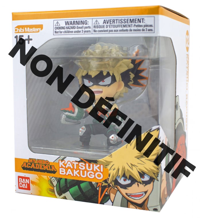 Bandai Figurine Chibi Masters 8 cm et son socle My Hero Academia Neuf