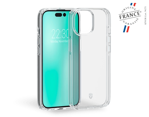 Coque Renforcée iPhone 15 Pro Max FEEL Origine France Garantie Transparente - Garantie à vie Force Case