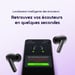 Auriculares inalámbricos oraimo SpaceBuds Lite Black con HavyBass™ y 40 h de batería