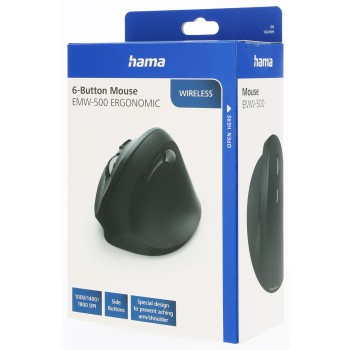Hama 00182699 souris Bureau Droitier RF sans fil Optique 1400 DPI - Neuf