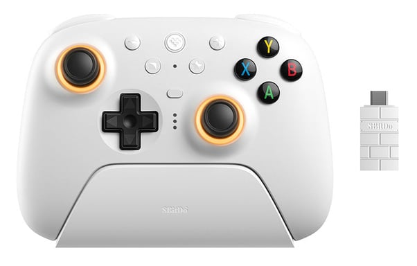 8BitDo Ultimate 2 Wireless 2.4G - PC Windows / Android - Edición Blanca