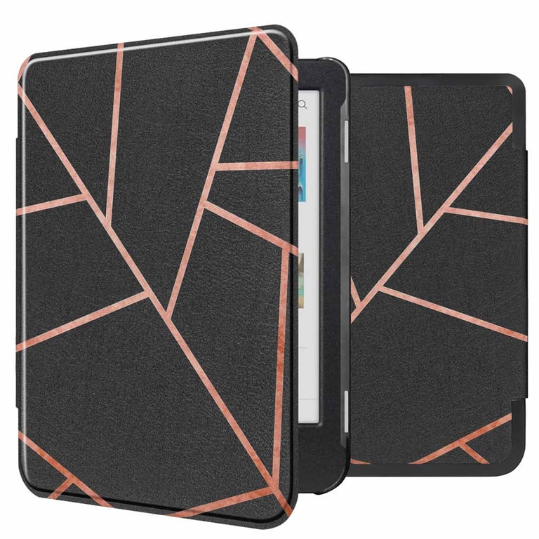 imoshion Design Slim Hard Sleepcover pour Kobo Clara Colour / Clara BW / Tolino Shine 5 / Shine Color Graphic Neuf