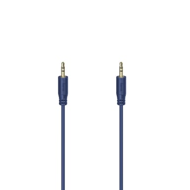 Cavo audio Hama Flexi-Slim 0,75 m 3,5 mm Blu