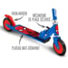 SPIDERMAN Patinete Plegable