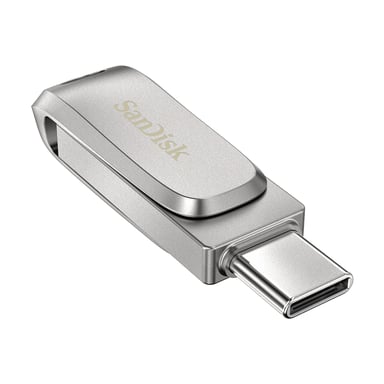 SanDisk Ultra Dual Drive Luxe lecteur USB flash 512 Go USB Type-A / USB Type-C 3.2 Gen 1 (3.1 Gen 1) Acier inoxydable