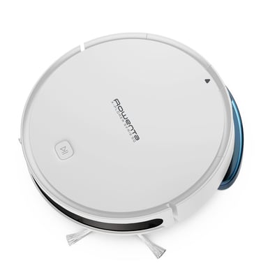 ROWENTA RR7387WH X-Plorer Serie 50 Aspirador robótico, Navegación metódica, Aspira y lava suelos, Kit para mascotas + alergias, Conn