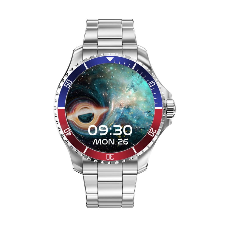 NASA Montre Connectée Homme; Smartwatch; Sport; IP67; Santé; Images de  l'univers; Android - iOS; Mod : BNA30073-004 - Nasa