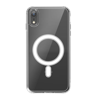 Swissten Funda MagSafe para iPhone XR Colección MagStick Clear Jelly Transparente