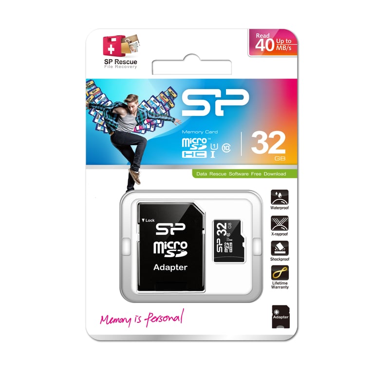 Silicon Power SP032GBSTH010V10SP mémoire flash MicroSDHC UHS I Classe 10 Neuf - vue 2