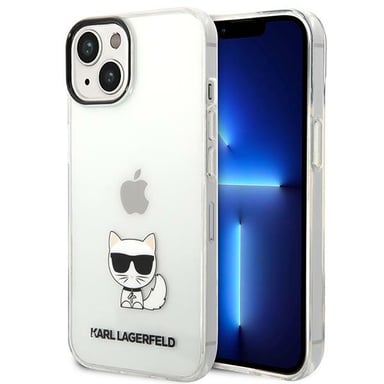 Custodia Karl Lagerfeld per iPhone 14 Plus 6,7'' trasparente Choupette Body