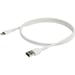 StarTech.com Cable Resistente USB-A a Lightning de 1 m Blanco - Cable de Alimentación y Sincronización USB Tipo A a Lightning con Fibra de Aramida Rob
