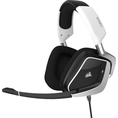 Casque Corsair gaming premium VOID RGB ELITE USB avec son surround 7.1 - Blanc