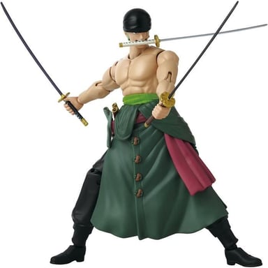 Figurita Bandai Ani One Piece Roronoa Zoro Estilo Tres Espadas