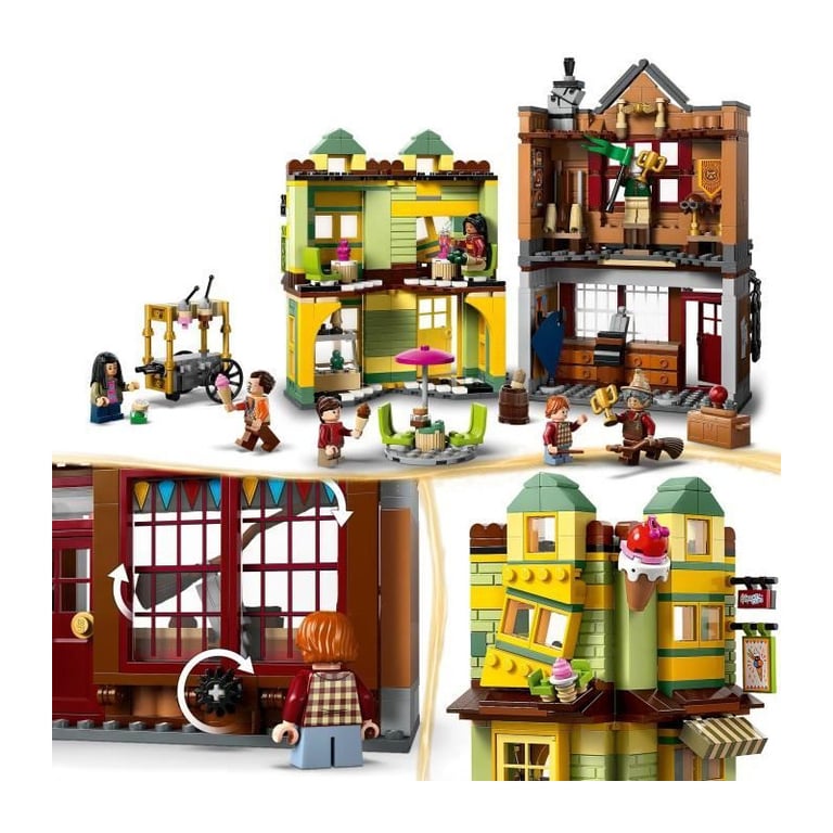 LEGO Harry Potter 76452 Magasin d'Accessoires de Quidditch et Marchand de Glaces Jeu 8 ans - Neuf