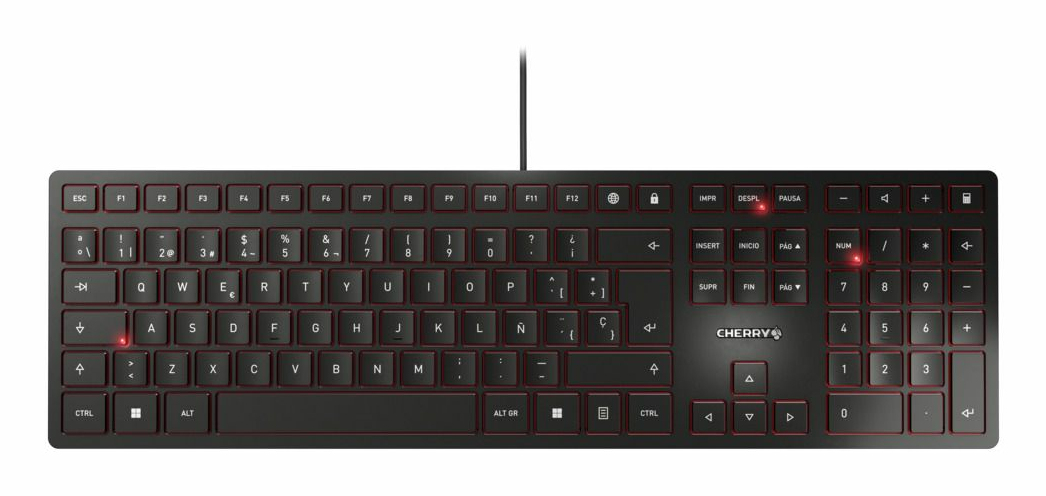 CHERRY KC 6000 Slim clavier Universel USB Anglais américain Neuf - vue 3