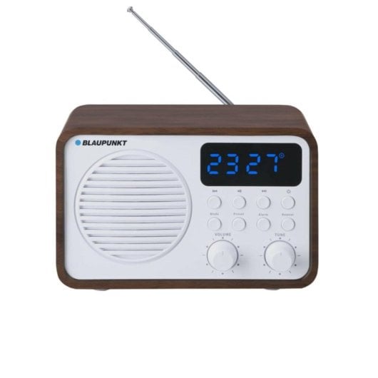 Radio Portátil Blaupunkt PP7BT Bluetooth FM USB 4 W Blanco-Madera - Neuf