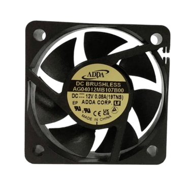 Ventilador adda ag04012mb107b00 12V DC 40x40x10mm negro