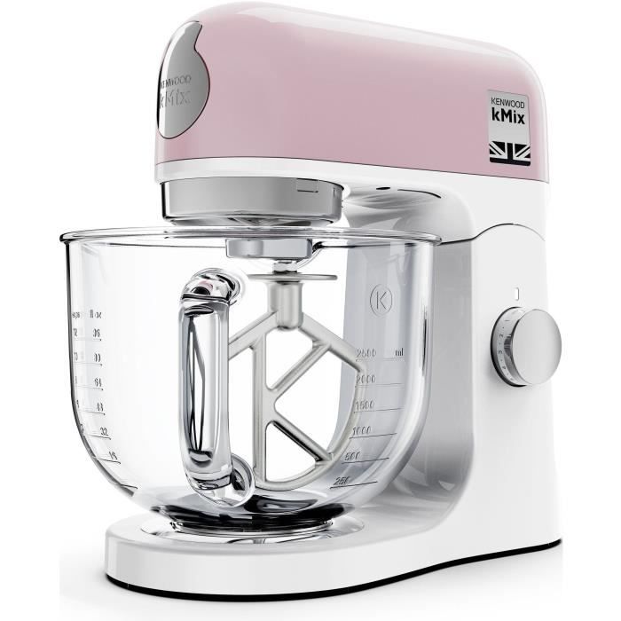 Robot pâtissier multifonction KENWOOD KMX754PP Moteur professionnel 2 sorties pour accessoires Bol en verre avec - vue 3