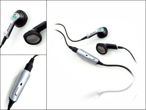 Sony HPM-64 Auricolare/Cuffia cablata nero, argento