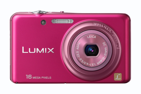 Panasonic Lumix Dmc-Fs22 1/2.33 Appareil-Photo Compact 12,1 Mp Ccd (Dispositif À Transfert De Charge) Rose - Bon État