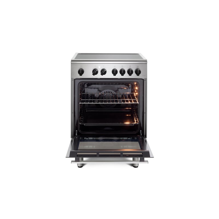 De'Longhi DMX 64 INL four et cuisinière A Electrique Plaque avec zone à induction Acier inoxydable Neuf - vue 2