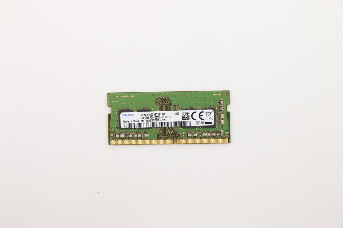 Lenovo SODIMM 8GB DDR4 3200 Samsun 1 x 8GB 3200 MHz RAM DDR4 Mémoire vive - vue 2