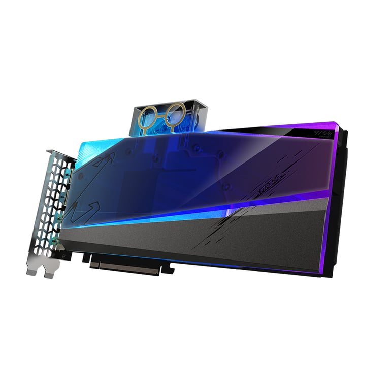 GIGABYTE AORUS GV R69XTAORUSX WB 16GD carte graphique AMD Radeon RX 6900 XT GDDR6 Neuf - vue 2
