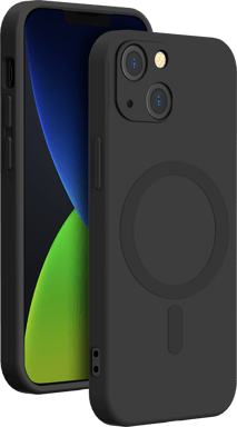 Coque MagSafe pour iPhone 14 Plus Silicone Noire Bigben