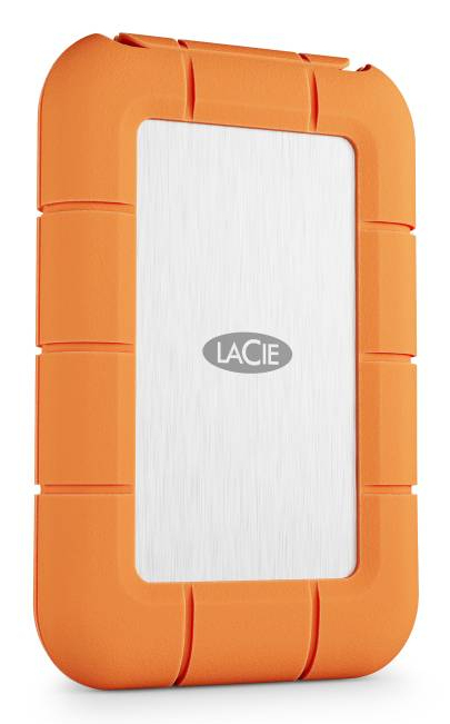 LaCie STND4000400 lecteur à circuits intégrés externe Technologie Thunderbolt 4 To USB Type C USB4 Gen 3x2 Acier inoxyda - vue 3