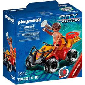 Sauveteur En Mer Et Quad Playmobil 'unité - vue 3