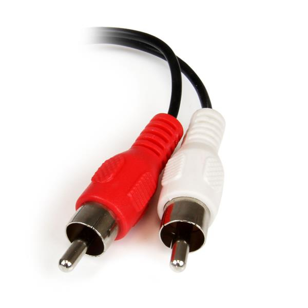 StarTech.com Câble audio stéréo Jack 3.5 mm vers 2 x RCA F/ 15 cm - vue 4